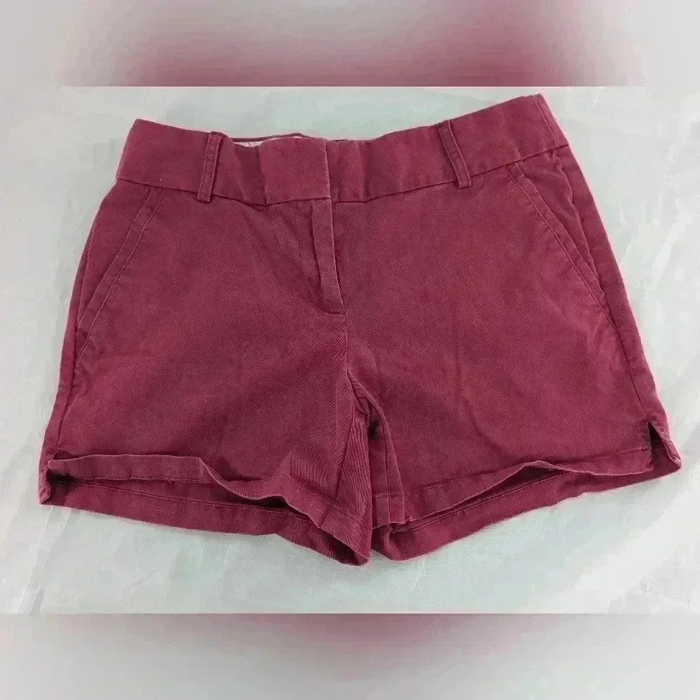Fusha pink womens size 0 ann taylor loft short with pockets
